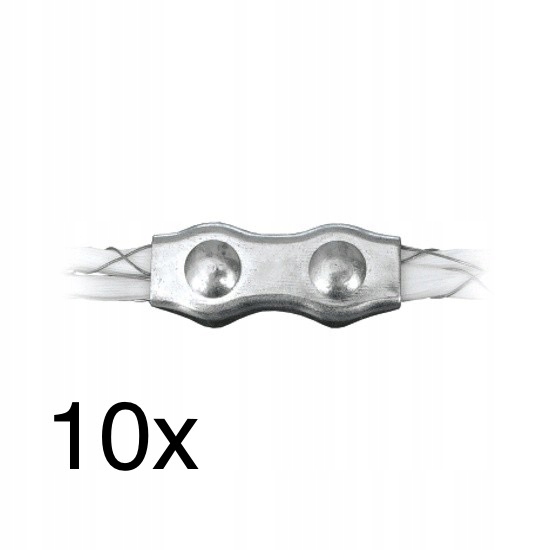 ŁĄCZNIK METALOWY DO DRUTU I PLECIONKI ZŁĄCZKA CLIP - POMELAC