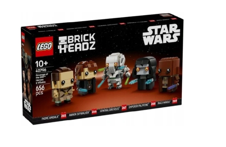 Lego 40796 Brickheadz Star Wars Pomsta Sithů Hrdinové A Padouši