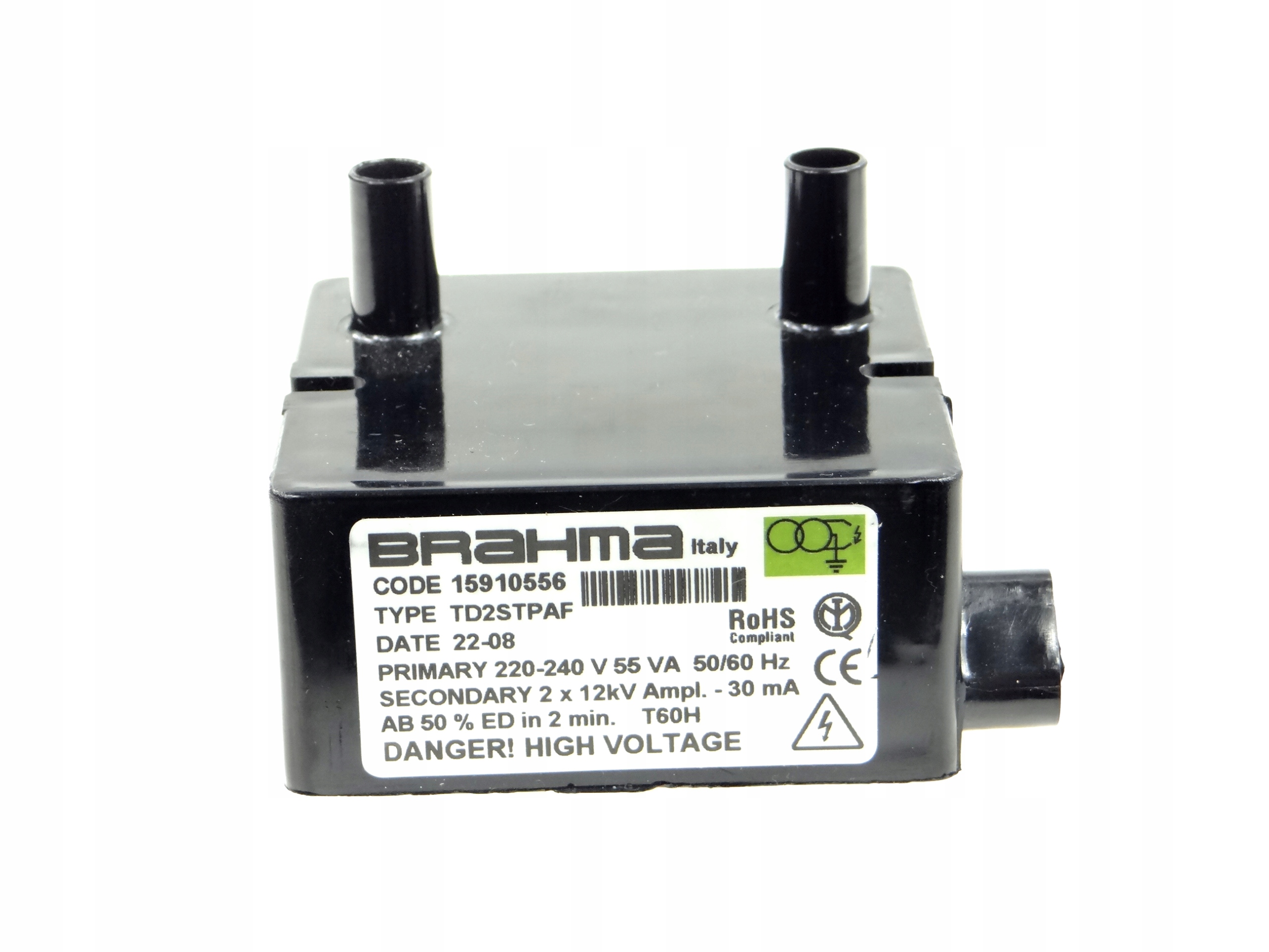 Zapaľovací transformátor Brahma TD2 Stpaf 15910556