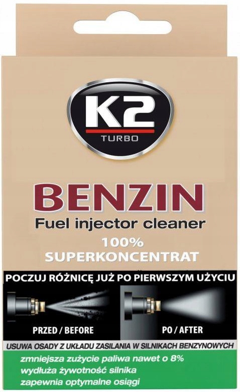 

K2 Benzin 50ML Do Czyszczenia Wtrysków Benzyna