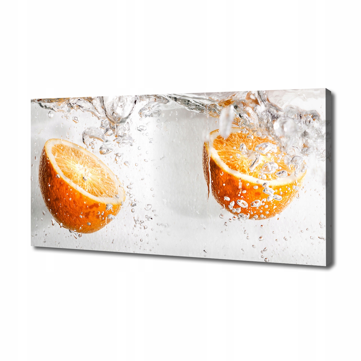 

Foto obraz na płótnie Pomarańcze pod wodą 140x70cm