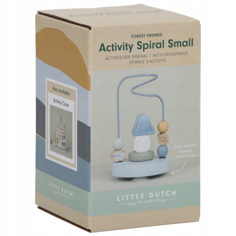 LITTLE DUTCH Spiralka aktywizująca PĘTLA MOTORYCZNA GRZYBEK Forest Friends Marka Little Dutch