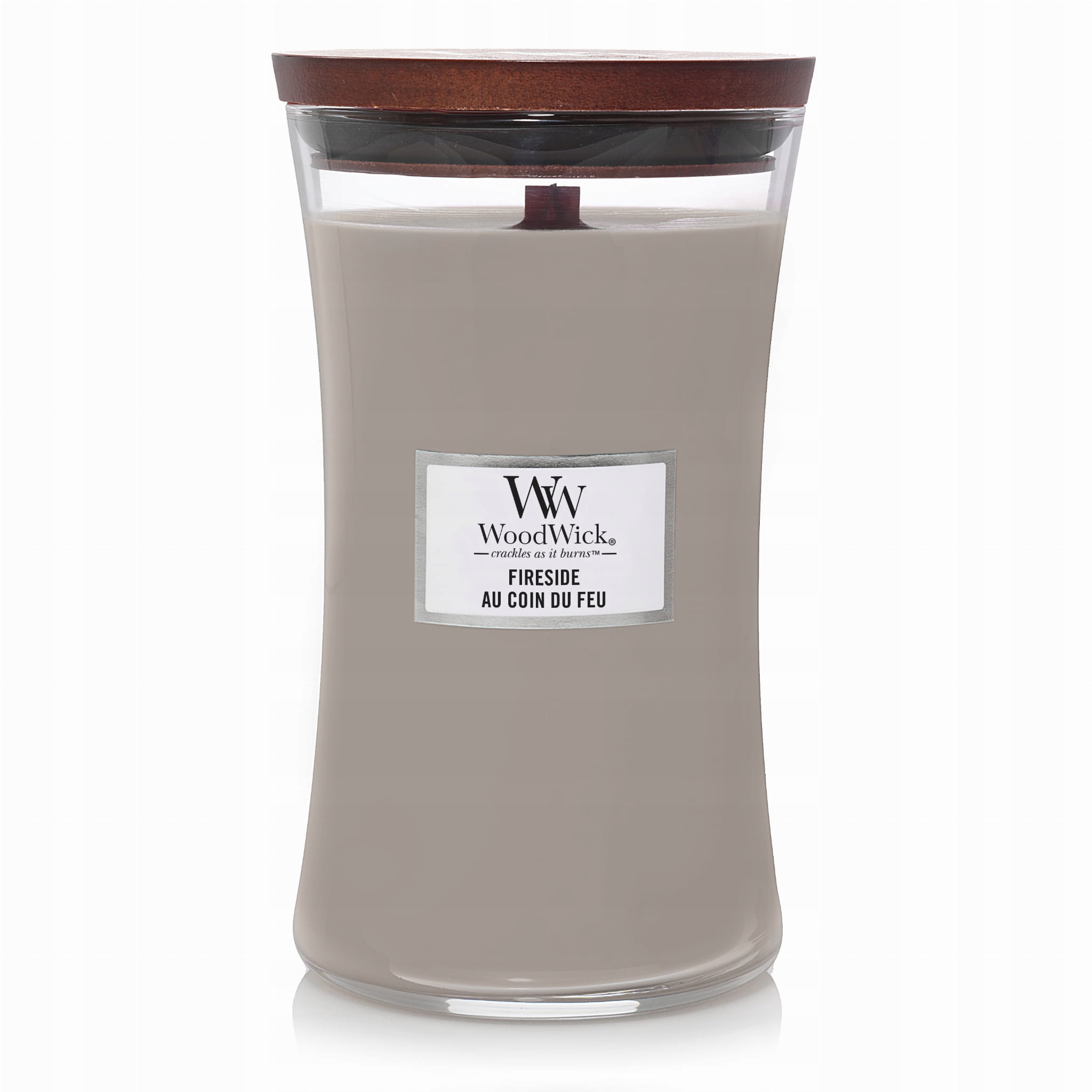 Velká vonná svíčka WoodWick Fireside