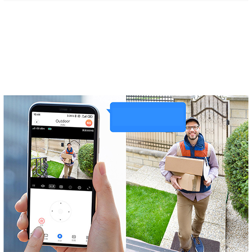 KAMERA OBROTOWA ZEWNETRZNA SOLARNA GSM 4G LTE SIM Zasięg podczerwieni 20 m