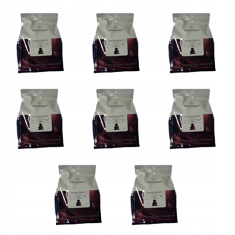 Barry Callebaut Czekolada Ciemna Do Fontann 2,5KG X8
