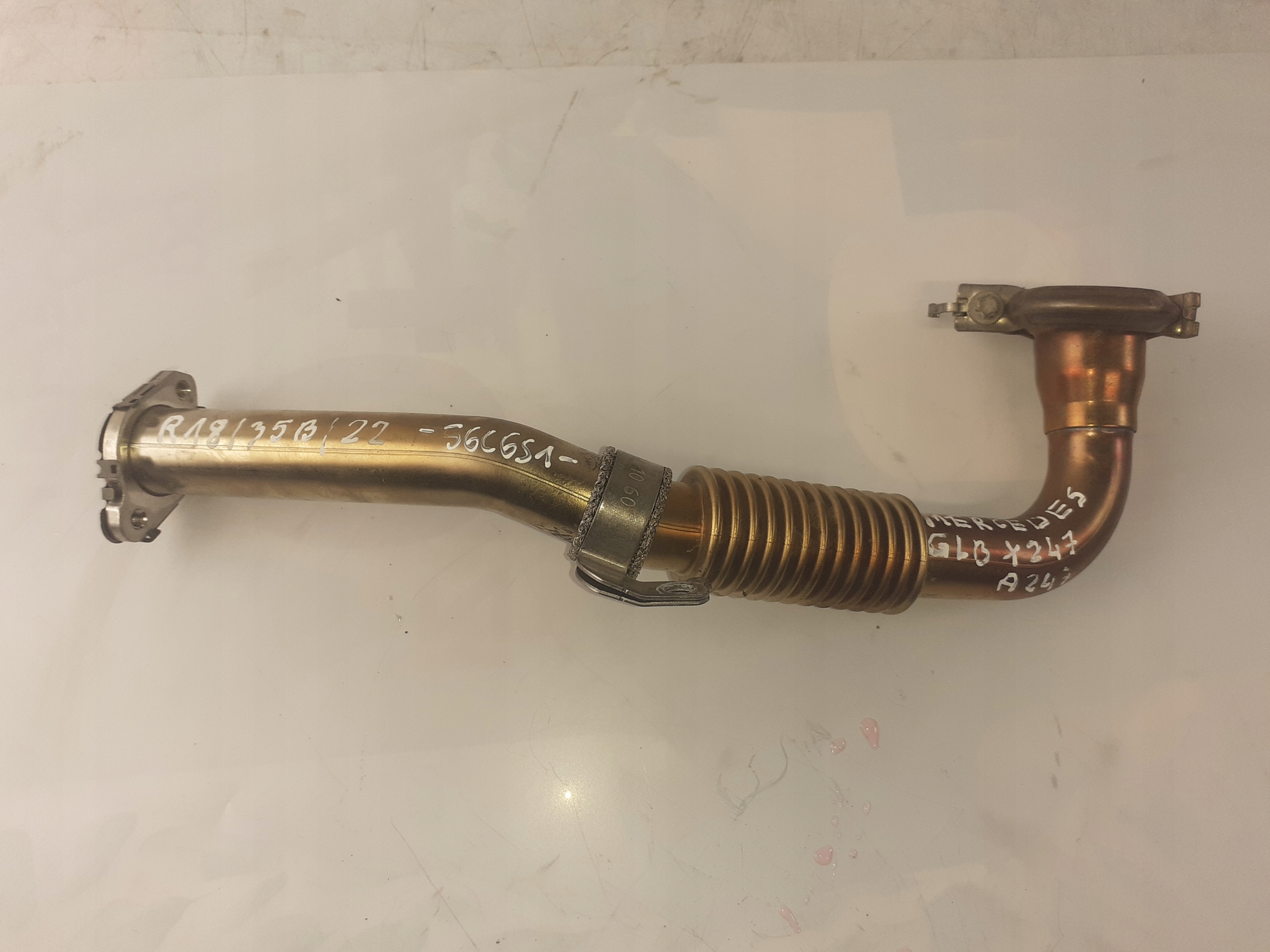 hose pipe EGR MERCEDES GLB A247 X247 2.0D CDI