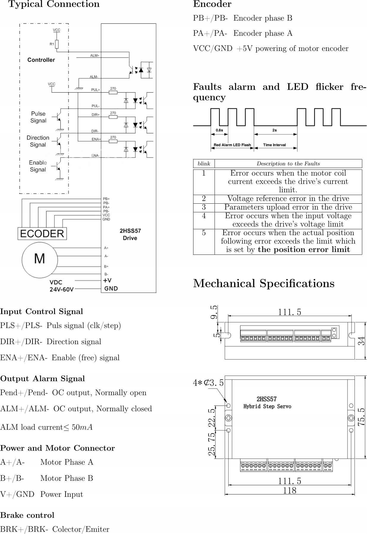 Sterownik 2HSS57 silnika servo krokowego (enkoder) Marka inny