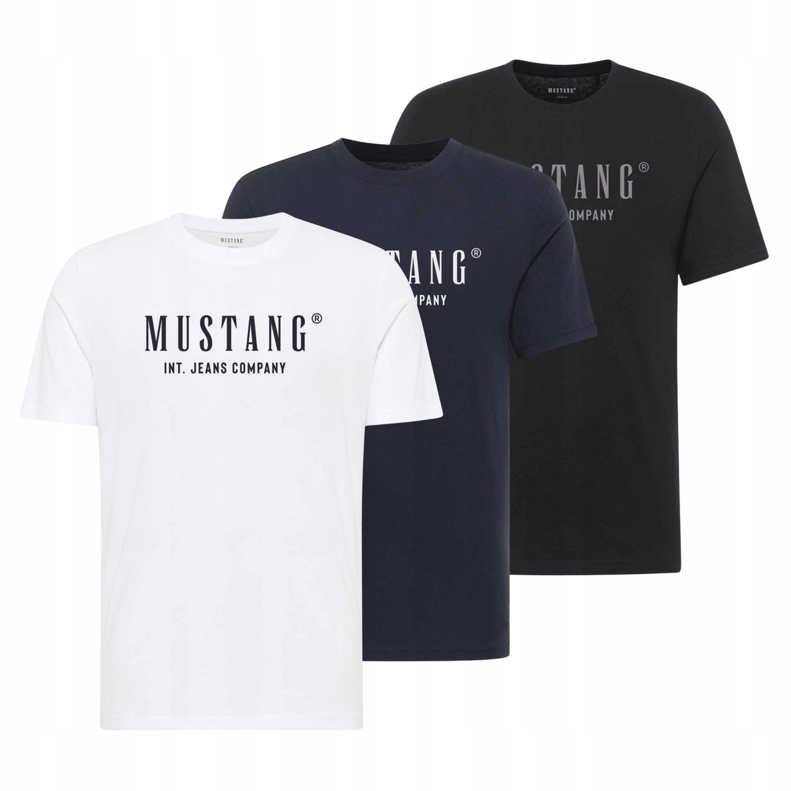 3pack Pánské tričko Mustang Style Alex Nápis 1017990 4XL