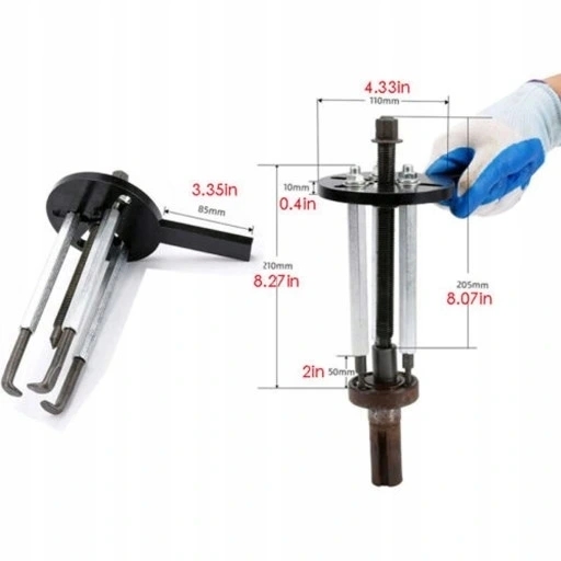 ŚCIĄGACZ DO ŁOŻYSK ŚCIĄGACZ ŁOŻYSK WEWNĘTRZNY Waga produktu z opakowaniem jednostkowym 0.4 kg