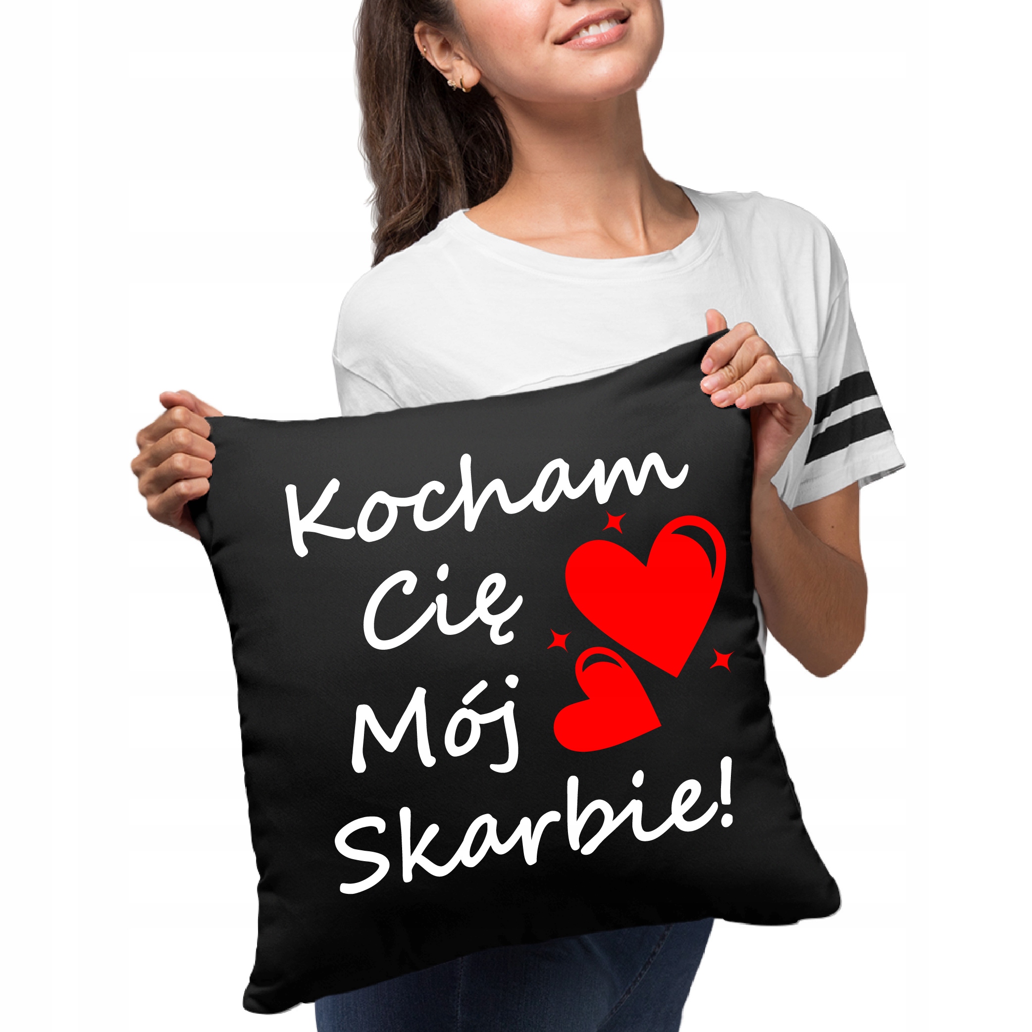 

Dzień Kobiet Poduszka Kocham Cię Mój Skarbie Skarb