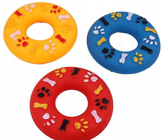 

Zooroom Gryzak Gumowy ring z piszczałką 13cm