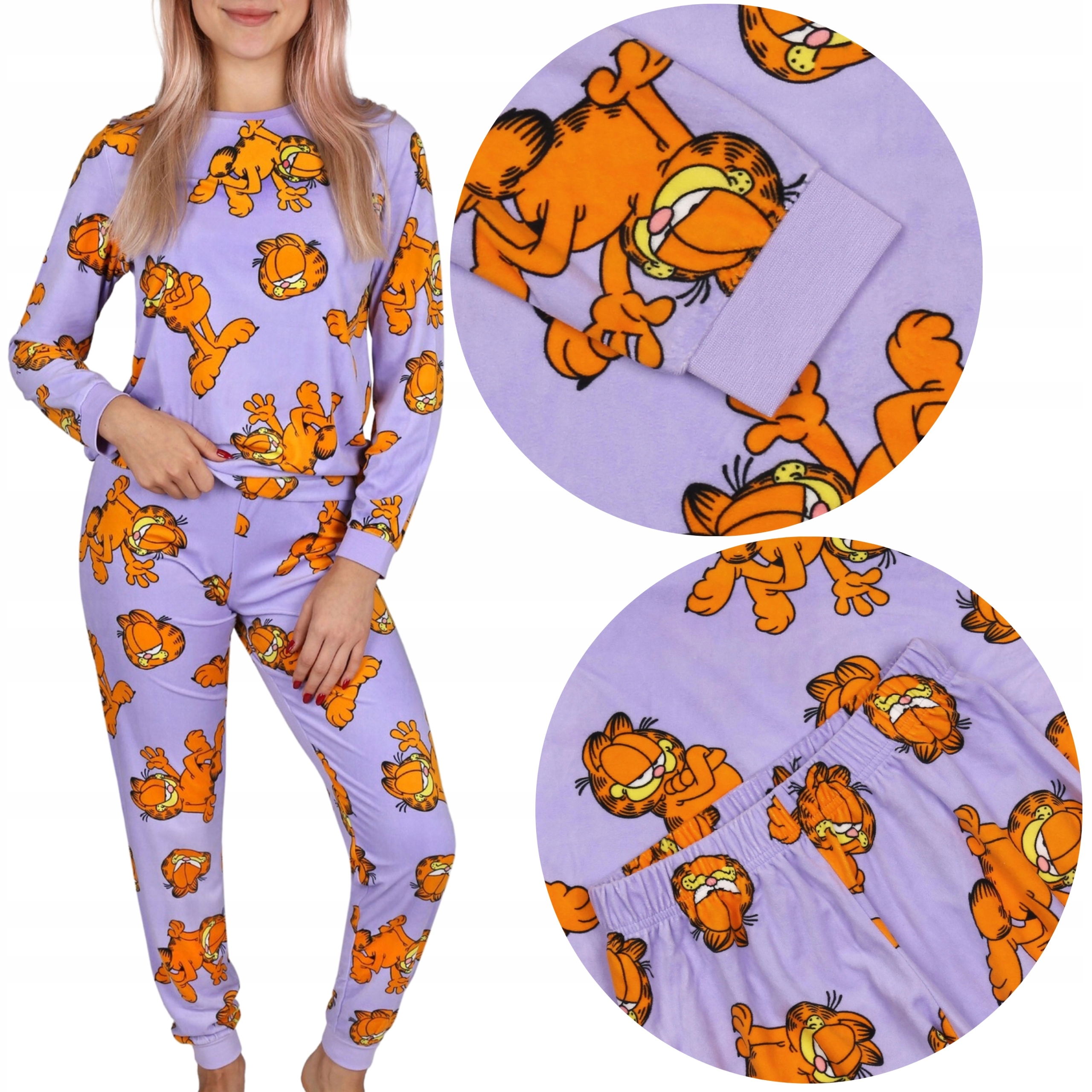 Garfield Dámske pyžamo s dlhým rukávom XXS