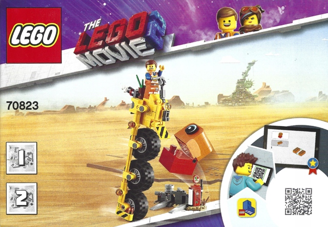 LEGO INSTRUKCJA z zestawu 70823 (50g)