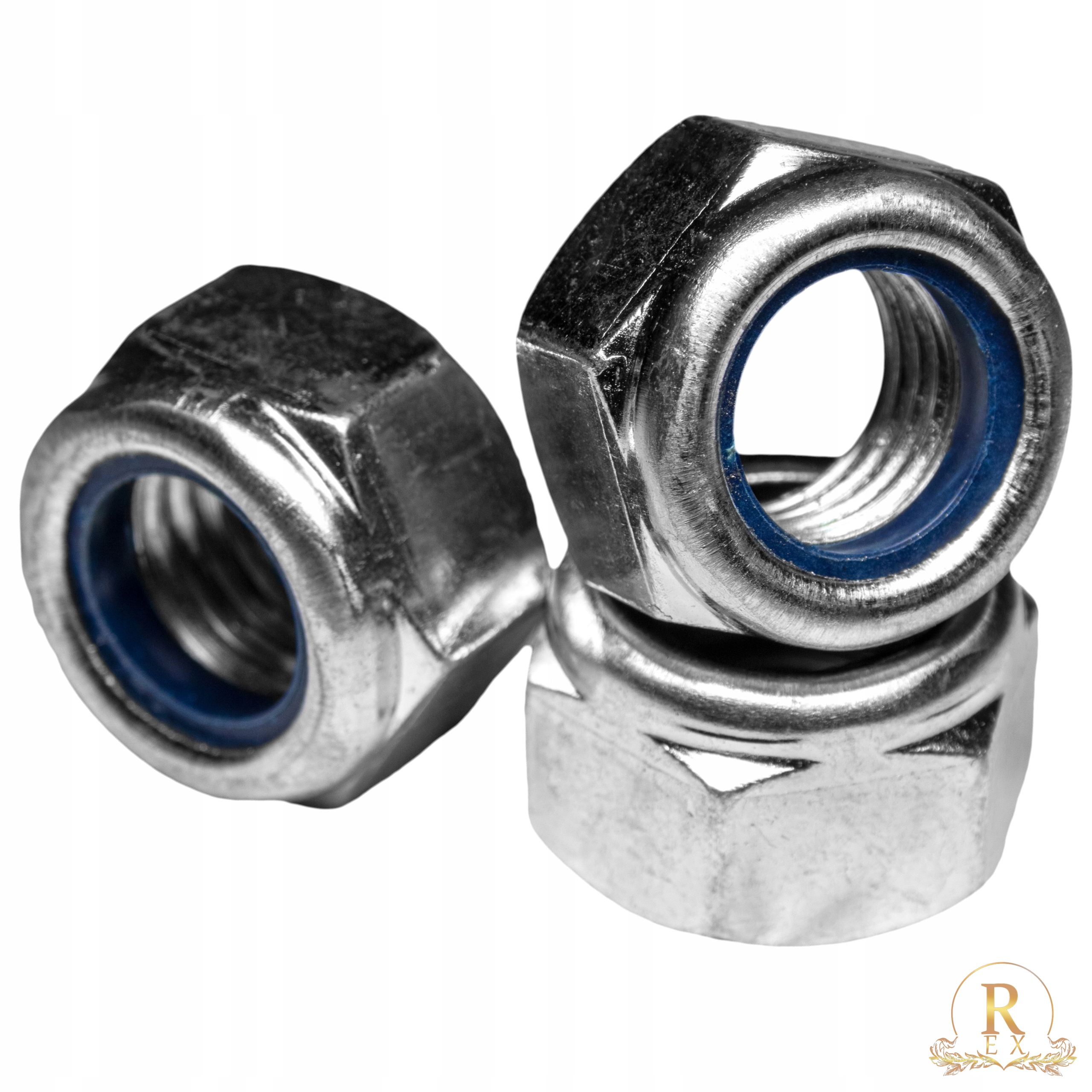 NAKRĘTKA SAMOHAMOWNA M10 SAMOKONTRUJĄCA Z WKŁADKĄ DOCYNK DIN985 1 KG Marka REX