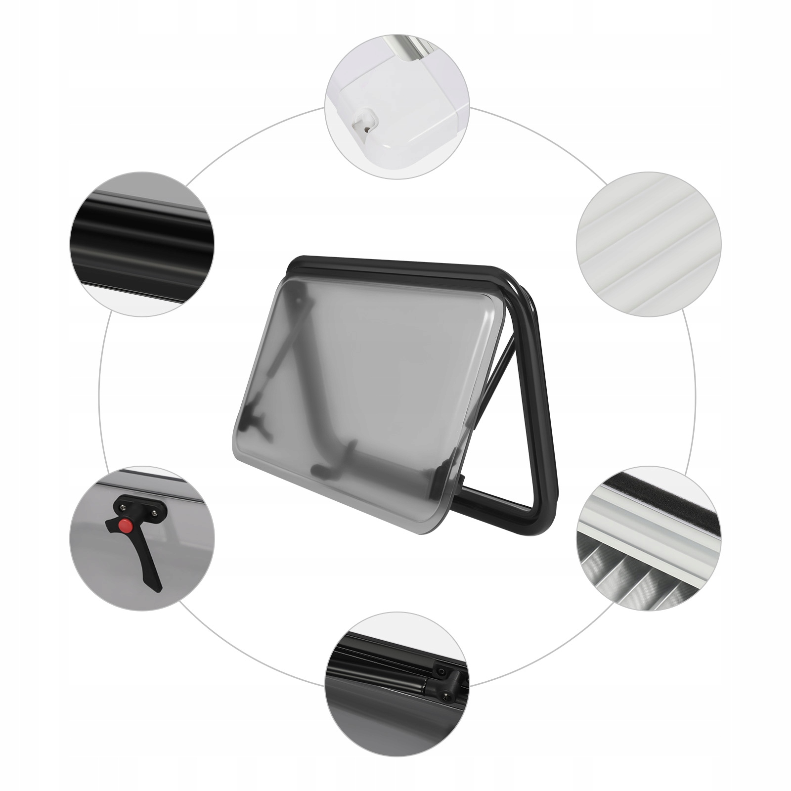 Okno przesuwne do przyczepy kempingowej 70*40cm RV Marka Inna