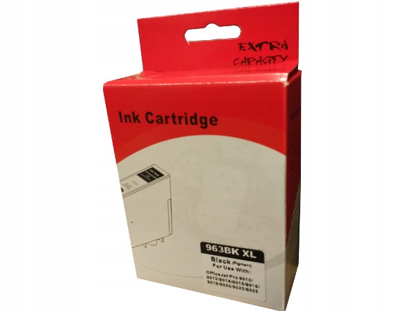 

Tusz do Hp 963 XL Bk, 9010 9015 9016 9020 9023