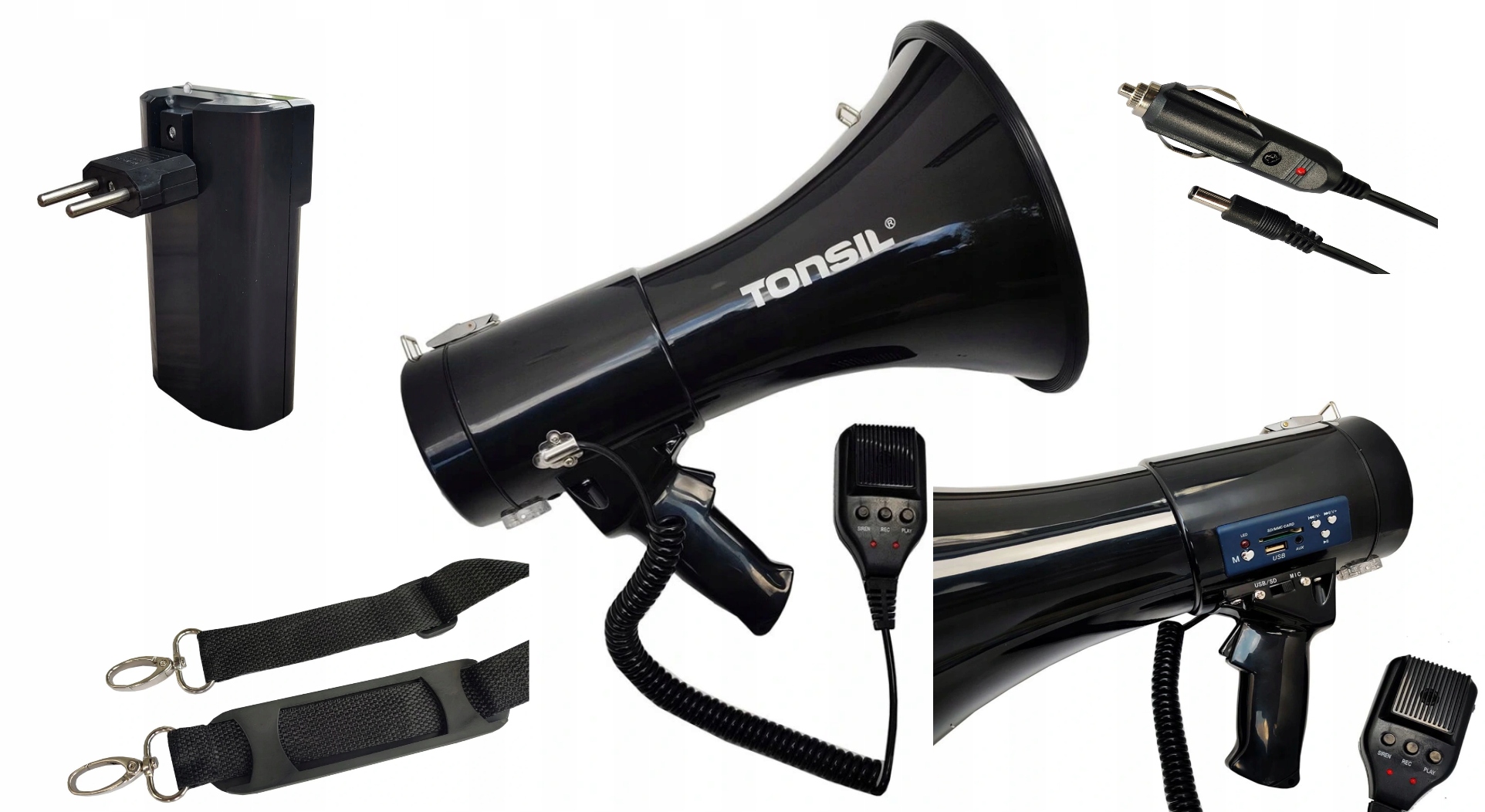 

Tonsil Megafon Te 24/20 MP3,USB,SD Bez Akumulatora