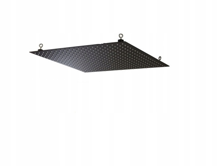 Stropná dažďová sprcha Black Matte Big – 50 cm
