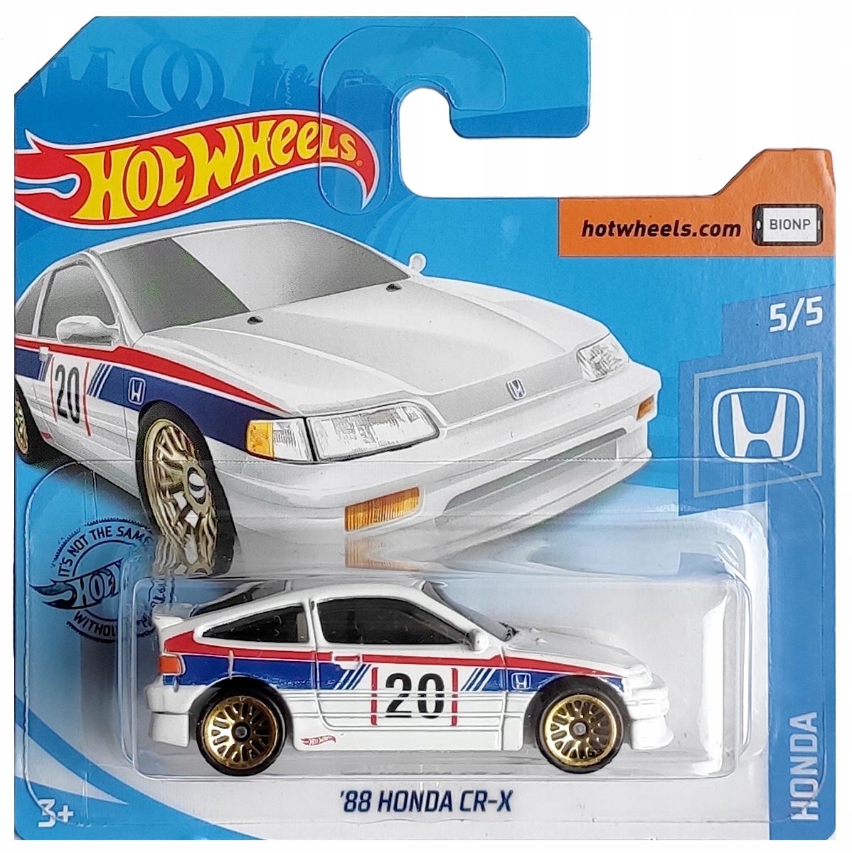 HOT WHEELS 88 HONDA CR-X 5/5 1:64 NOWY !!!