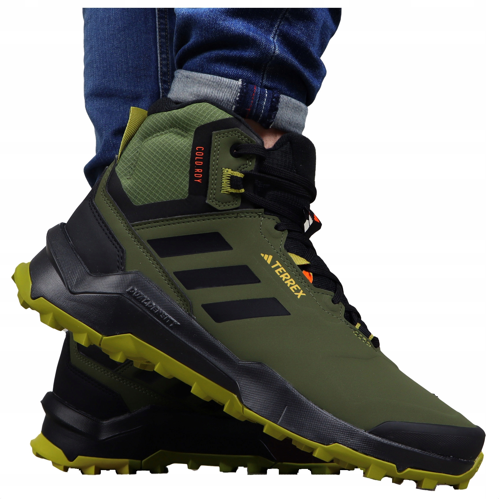 pánské boty Adidas Zimní Voděodolné Zateplené Terrex sportovní vysoké