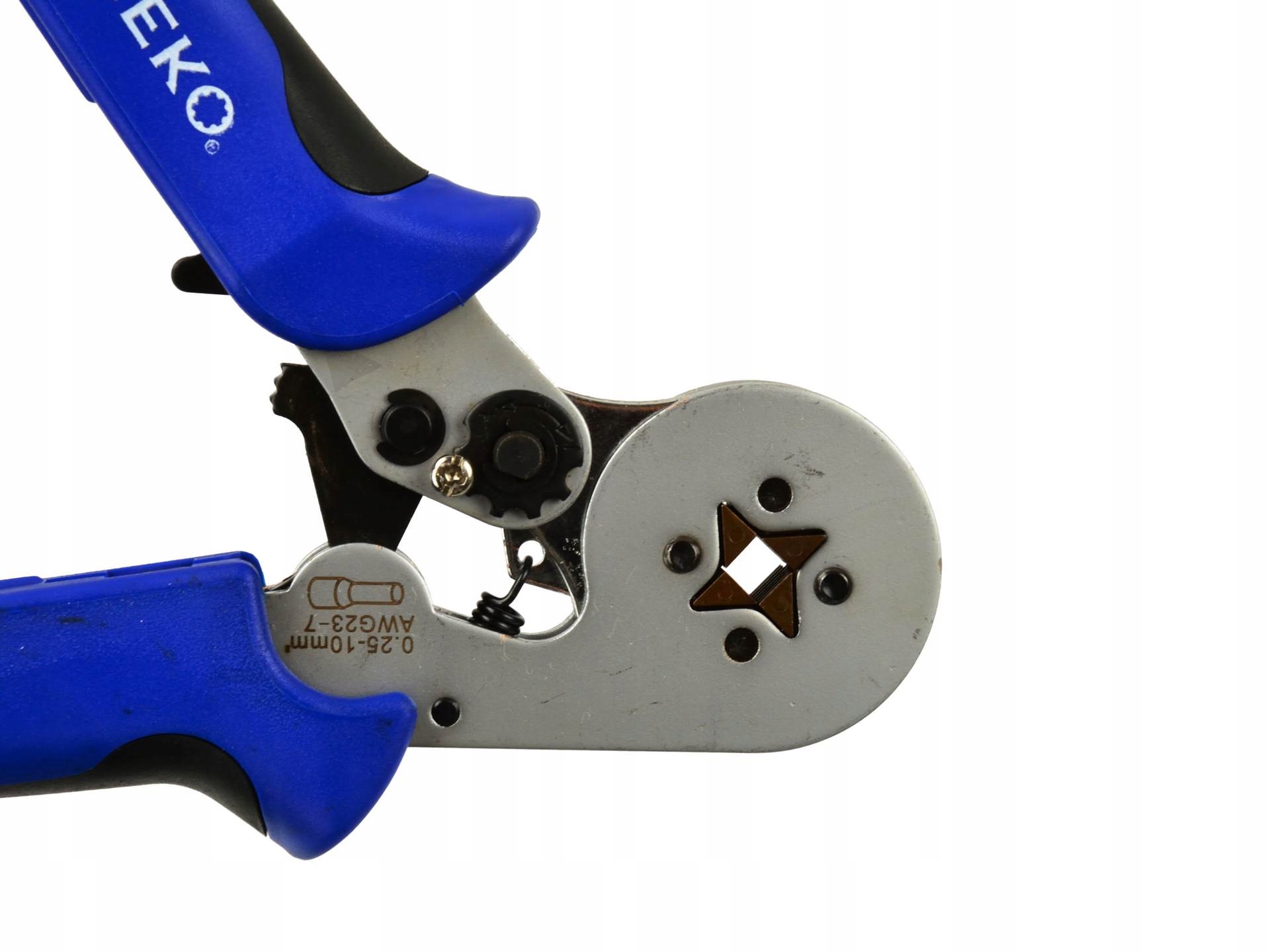 Zaciskarka praska do tulejek 0,25 mm² - 10 mm² Kolor niebieski