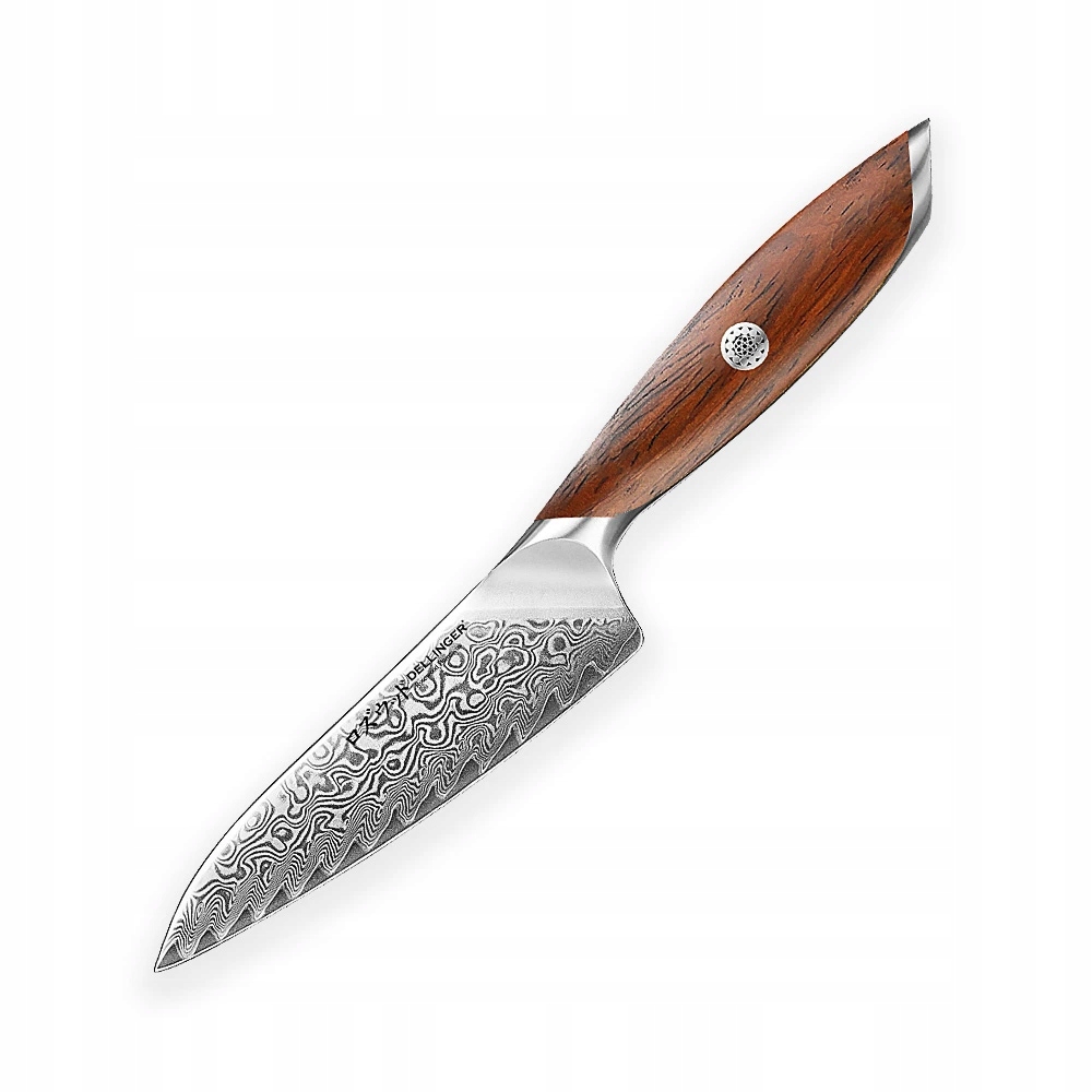 Univerzálny nôž Petty 135 mm Dellinger Rose Wood Damascus