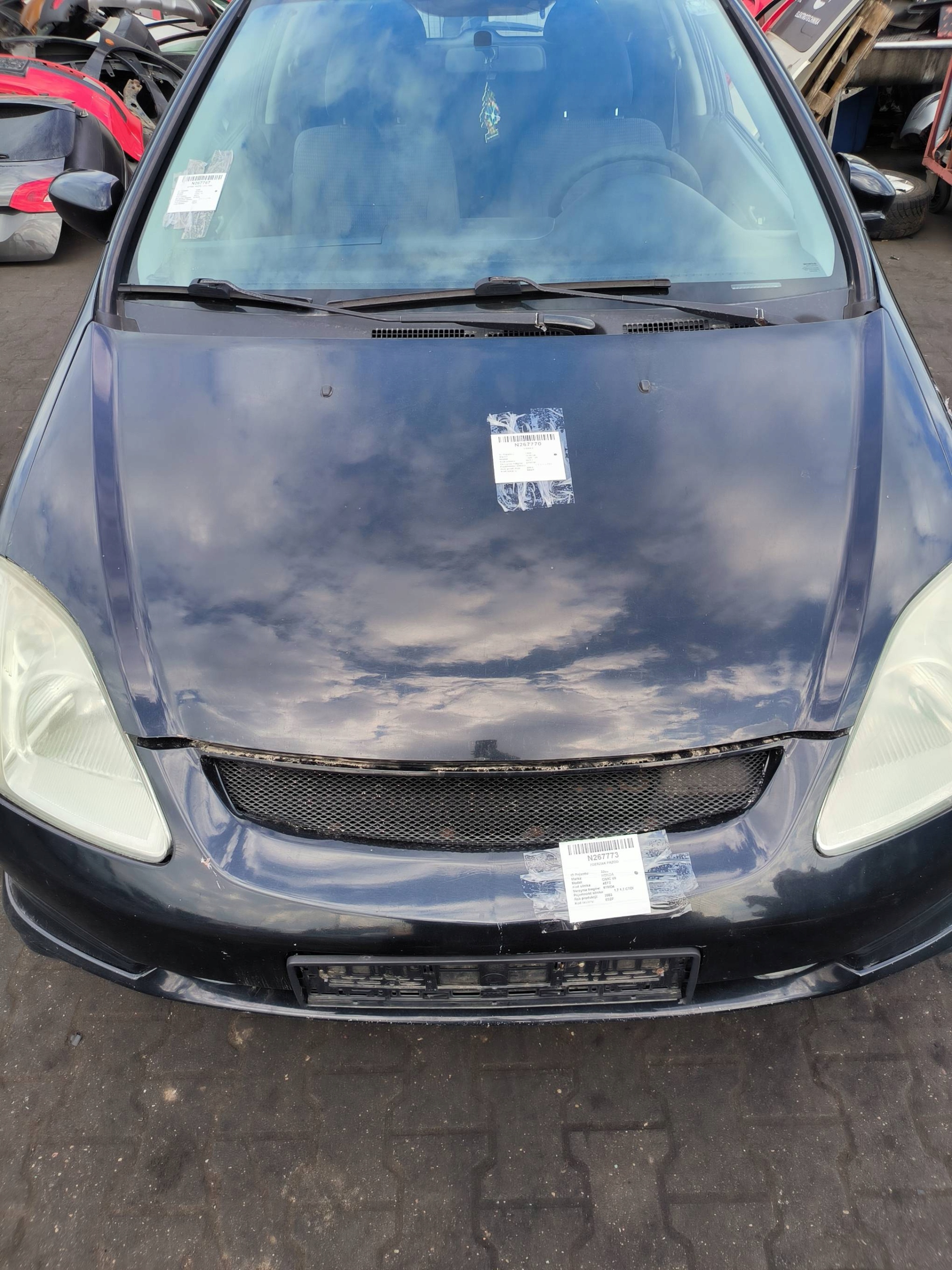 bonnet B92P HONDA CIVIC VII