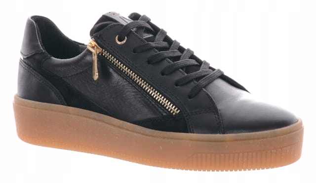 Marco Tozzi Černé Kožené Sportovní Boty 40