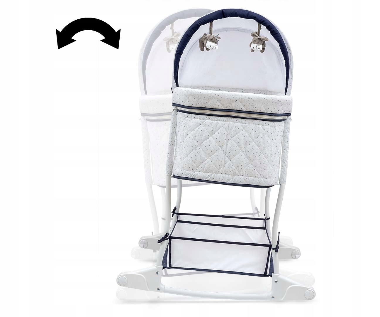 Milly Mally Kołyska Dream On - SIMPLE GREY Płeć chłopcy dziewczynki unisex