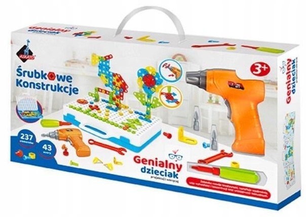Genialny dzieciak. Śrubkowe konstrukcje