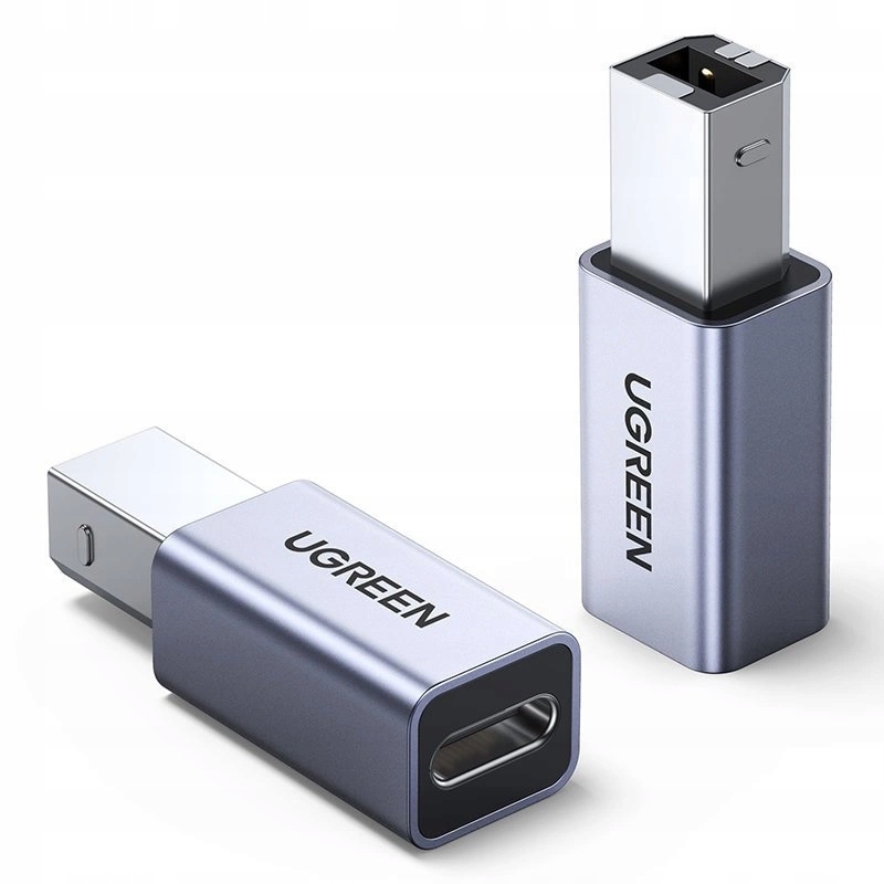 Ugreen adapter przejściówka Usb Typ C Usb Typ B szary (US382)