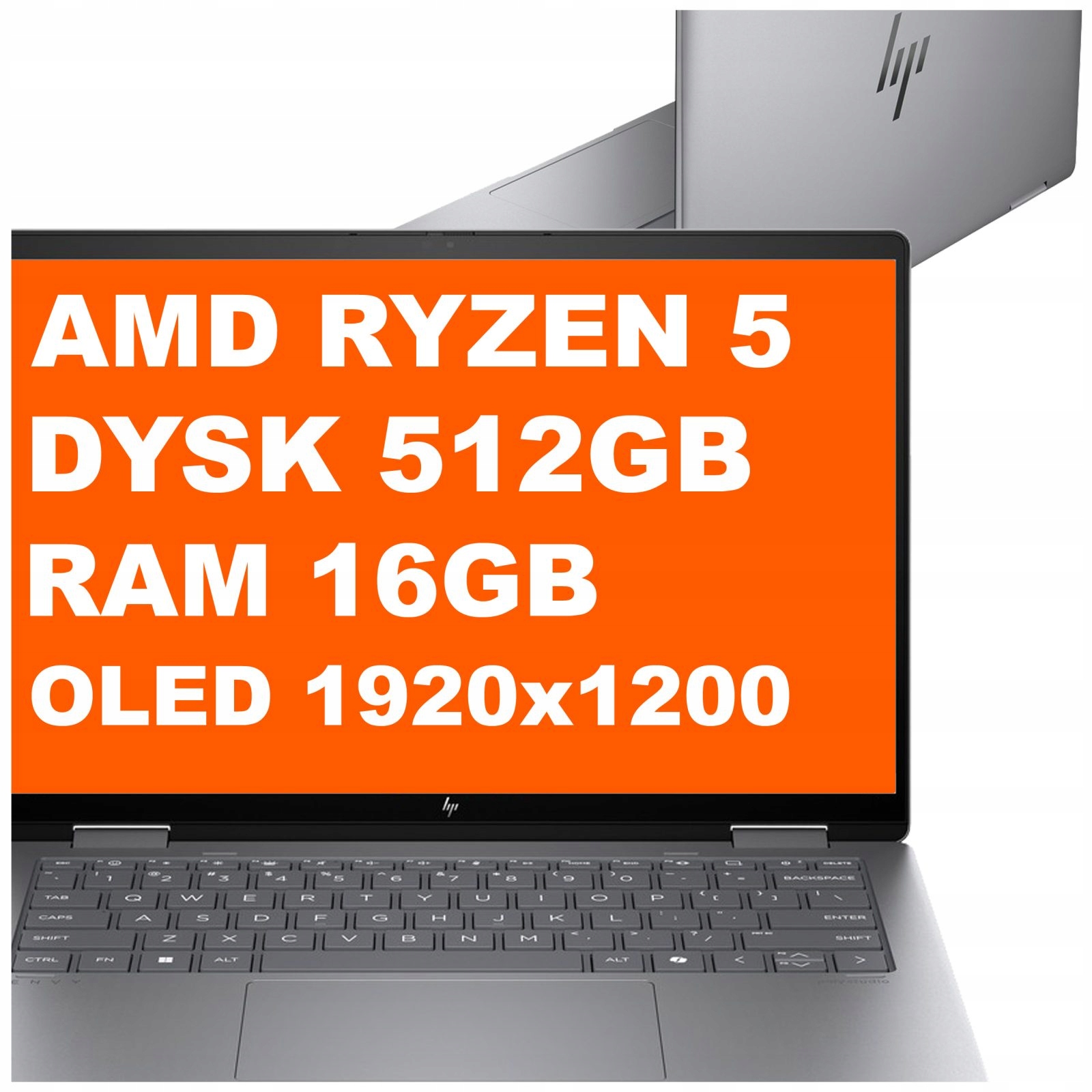 Notebook 2v1 Hp Envy X360 14-fa Ryzen 5 16GB 512GB Radeon Wuxga Dotyk Win 11