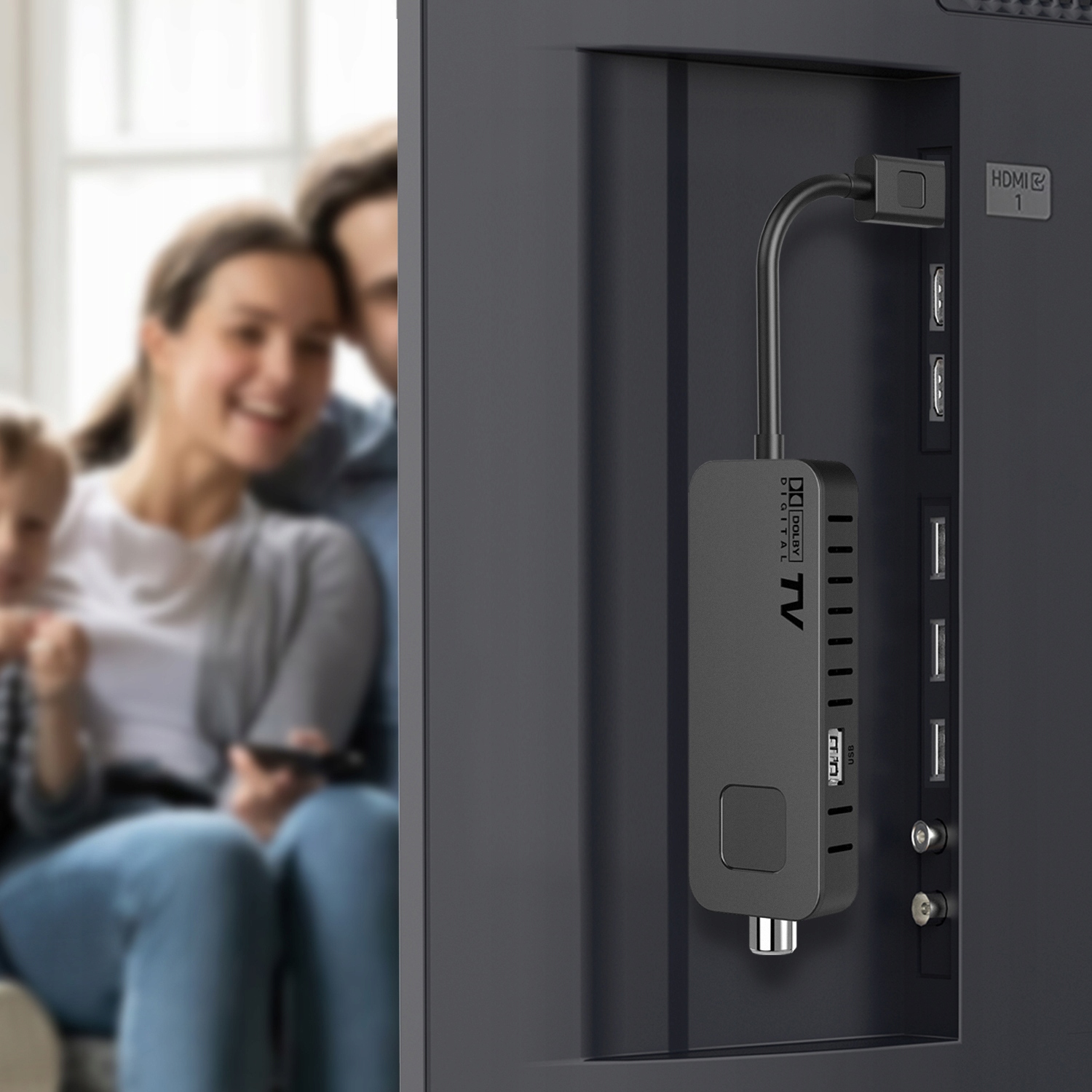 Tuner dekoder dvbt2 hevc mini stick tv naziemnej Rodzaj tunera DVB-T2