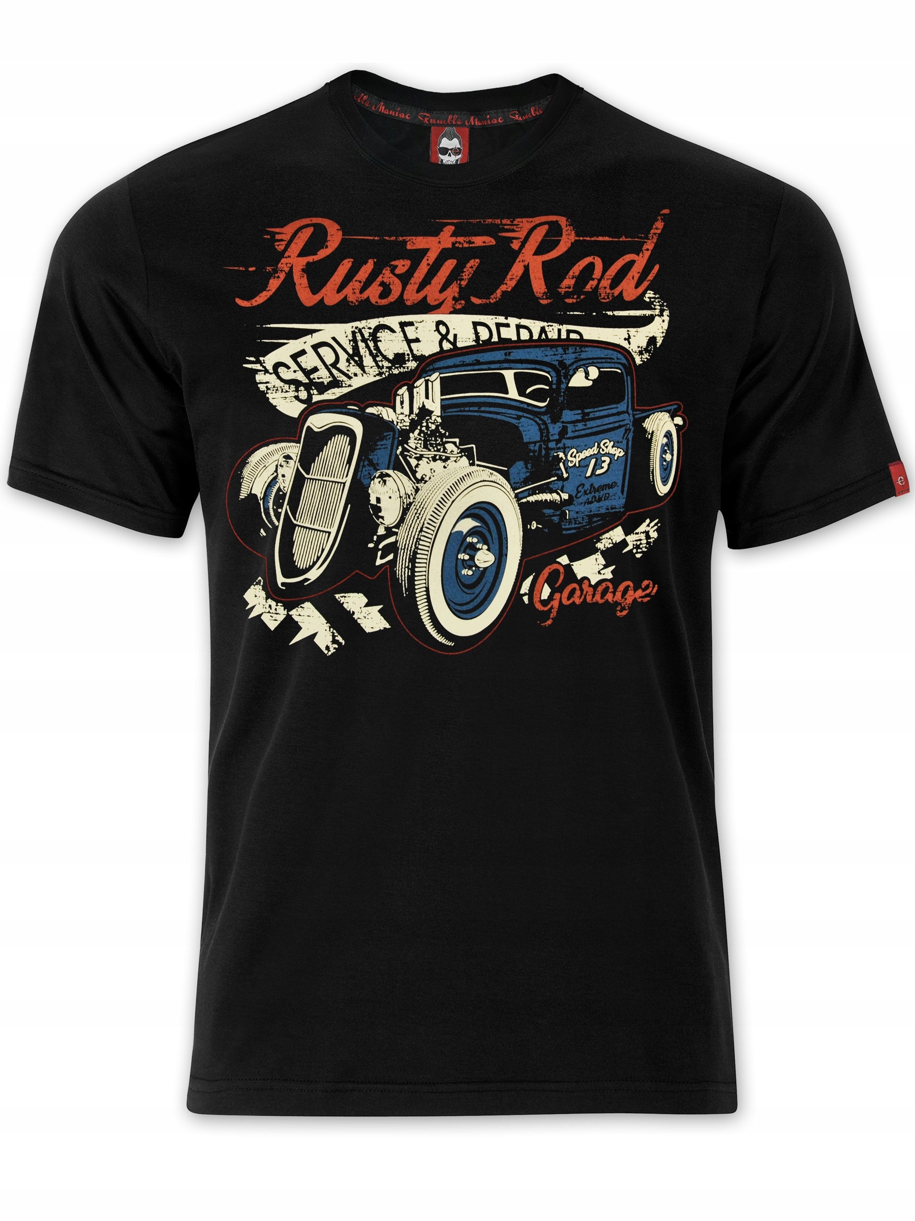 

T-shirt, koszulka męska Hot Rod Usa muscle car XXL