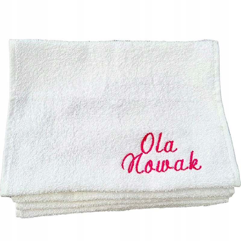 Ręcznik do przedszkola, żłobka 30x50 z haftem