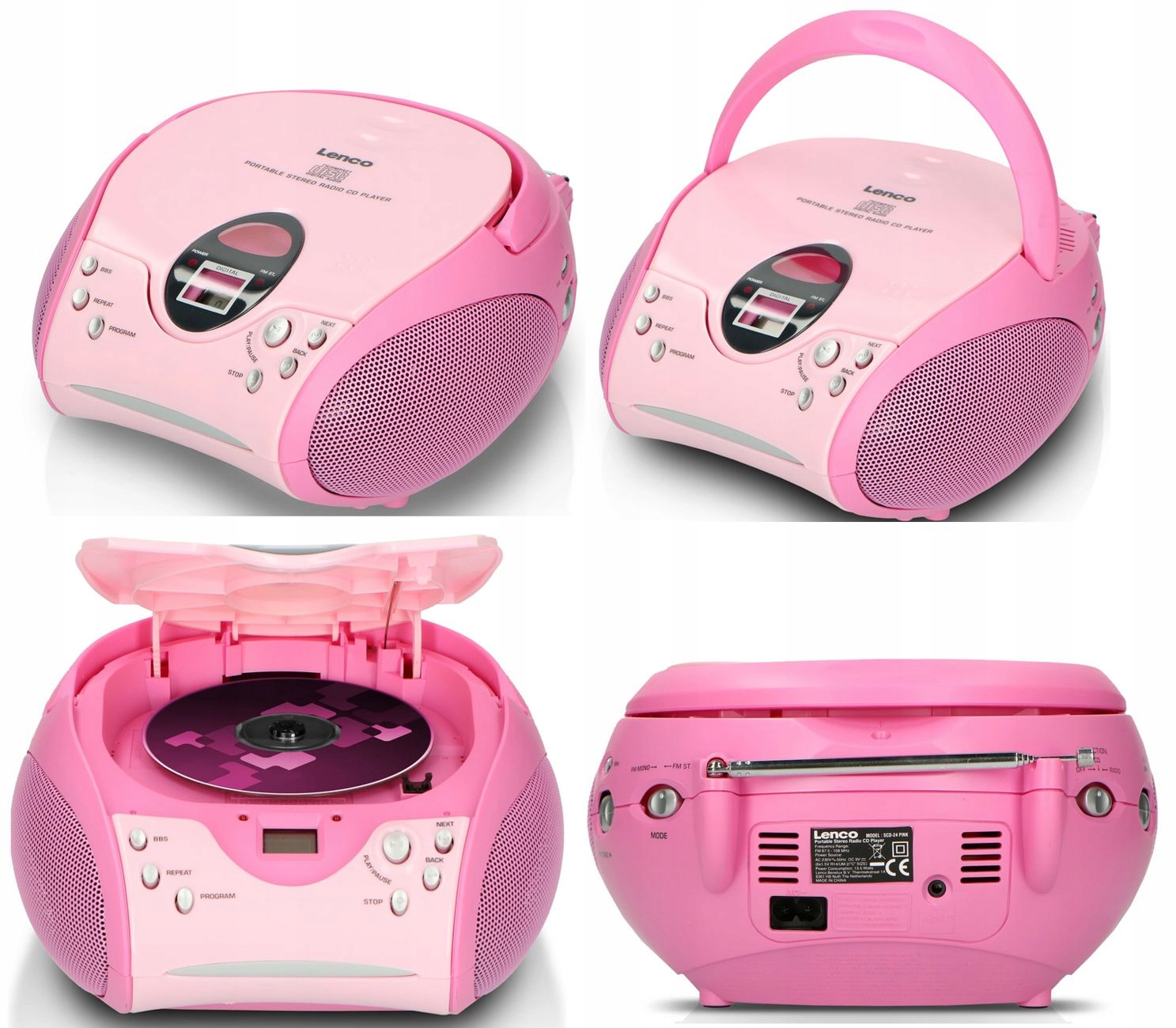 Radioodtwarzacz Hi-Fi Lenco SCD-24 CD KOLORY Model SCD-24