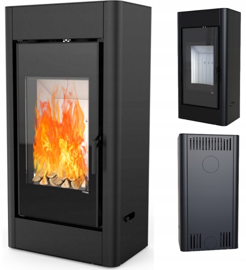 Piecyk piec Defro Solum Box 9 kW koza kominek na drewno dolot rekuperacja