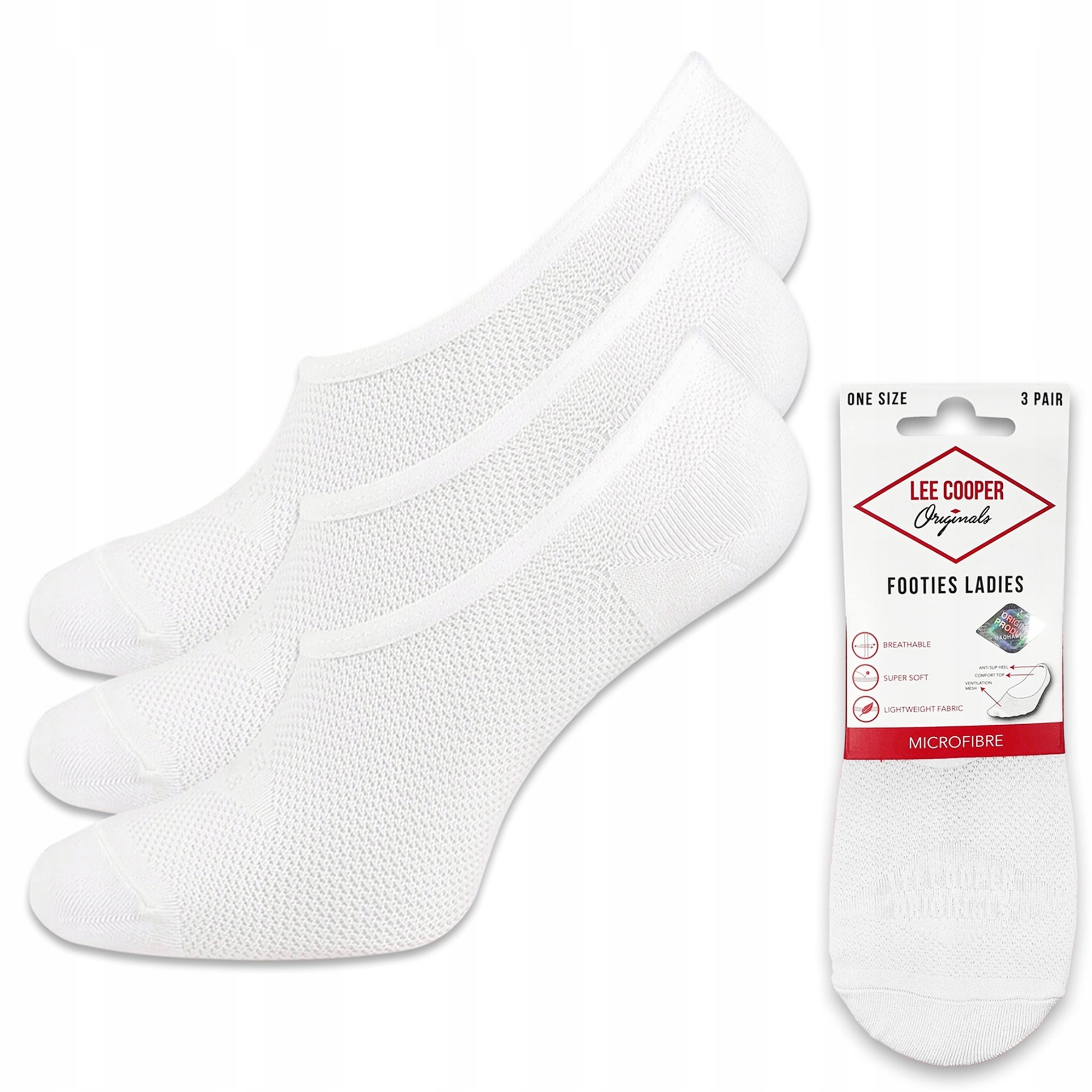 Lee Cooper dámské baleríny ponožky kotníkové ponožky krátké 3 Pak