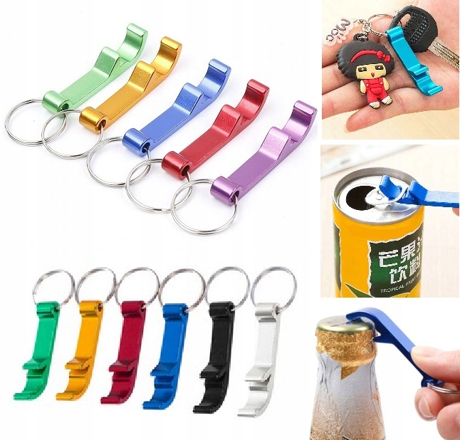 OTWIERACZ BRELOK ALUMINIOWY BRELOCZEK DO OTWIERANIA BUTELEK