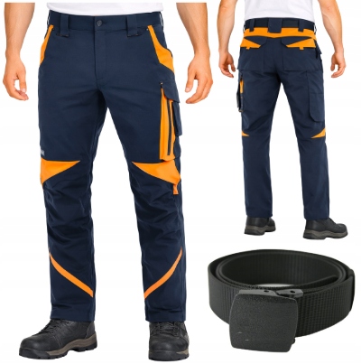 Pracovní Kalhoty Elastické spandex Stretch Bozp Roztažitelné pásek 56