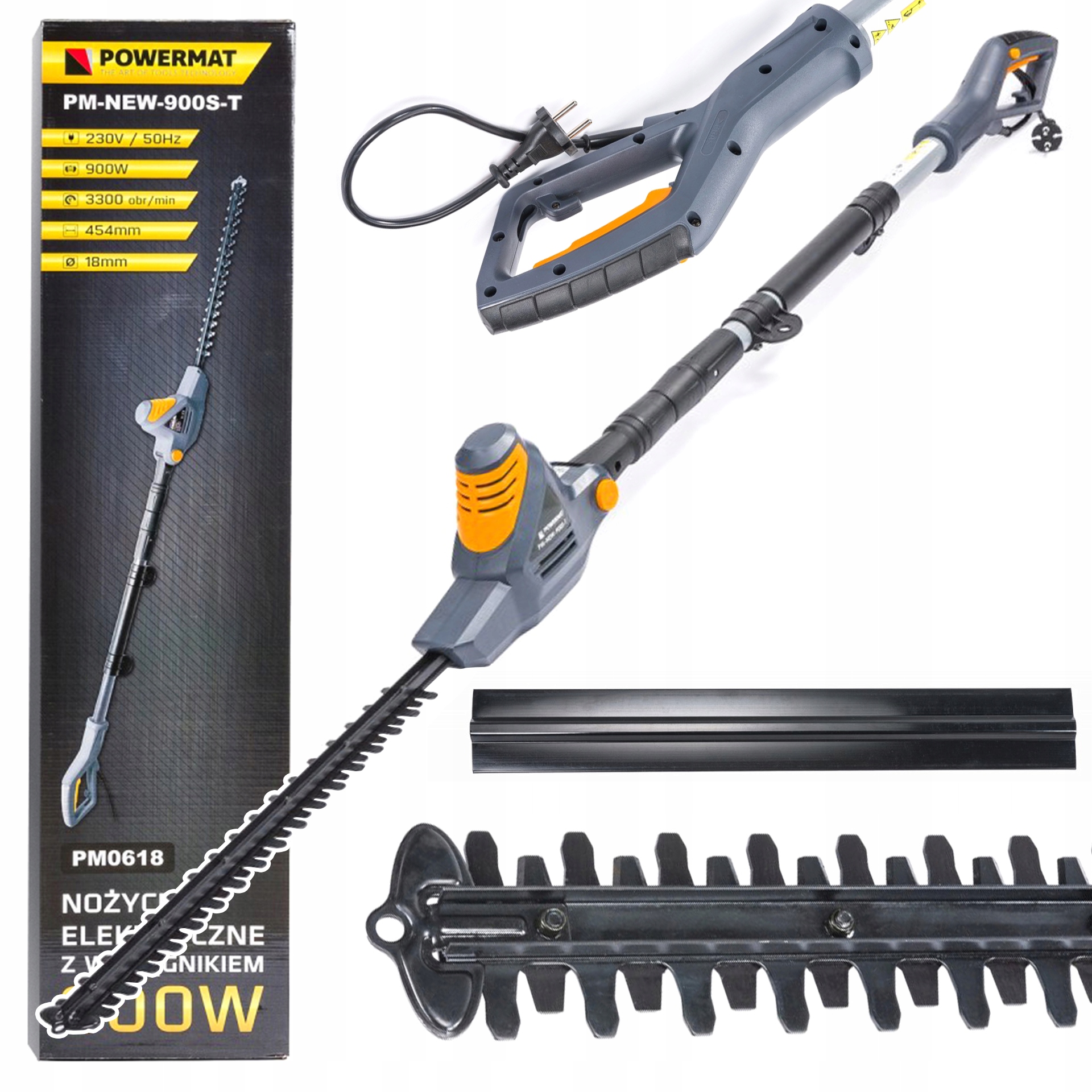 

Elektryczne Nożyce Do Żywopłotu Na Wysięgniku 900W