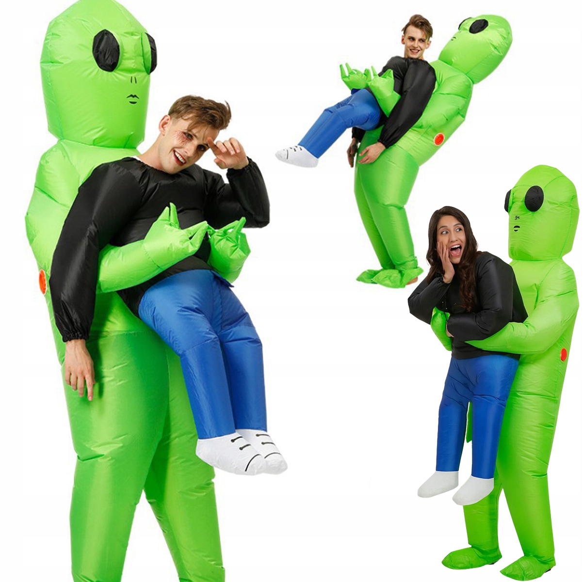 Nafukovací Kostým Mimozemšťan Ufo Mimozemšťan Převlek Kostým Halloween Jako Dárek