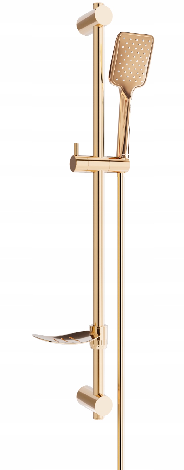 Mexen DF62 posuvný sprchový set, Zlatorůžová 785624582-60