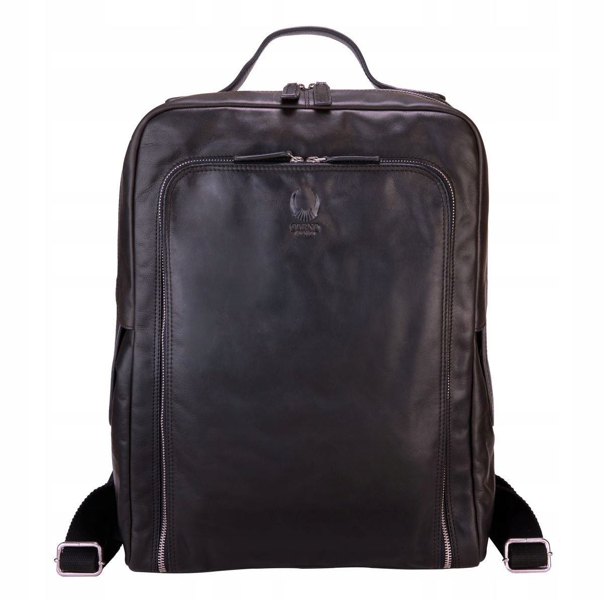 Kožená taška 17" Vintage Corno černá