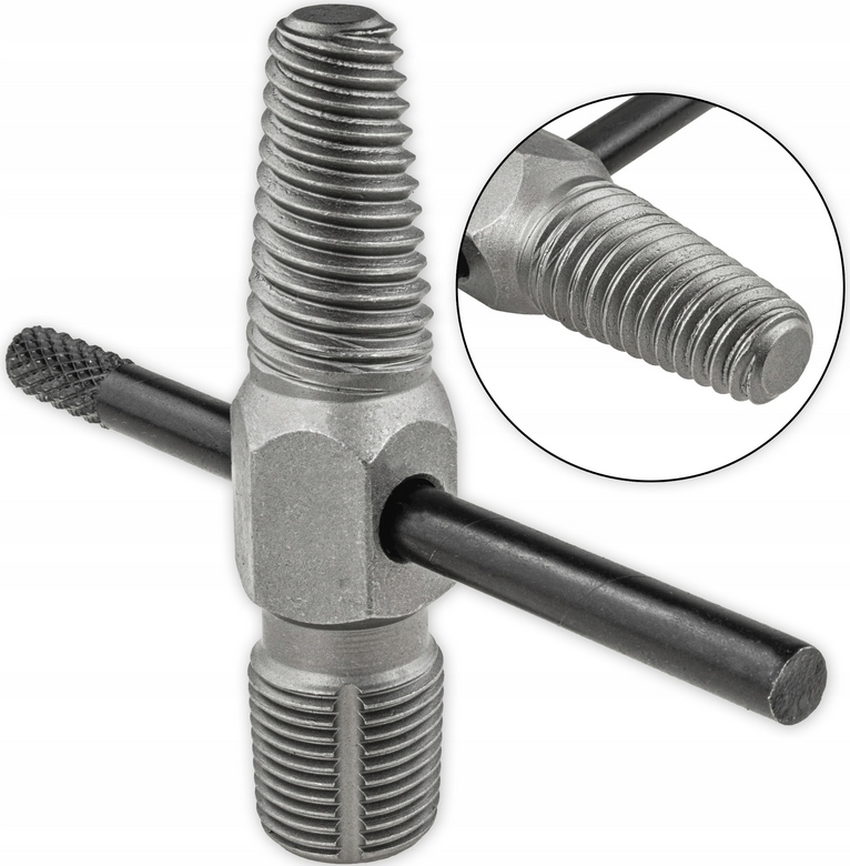 Wykrętak Z Gwintownikiem Do Usuwania Zerwanych Śrub Rur Zaworów 1/2 M25-M35