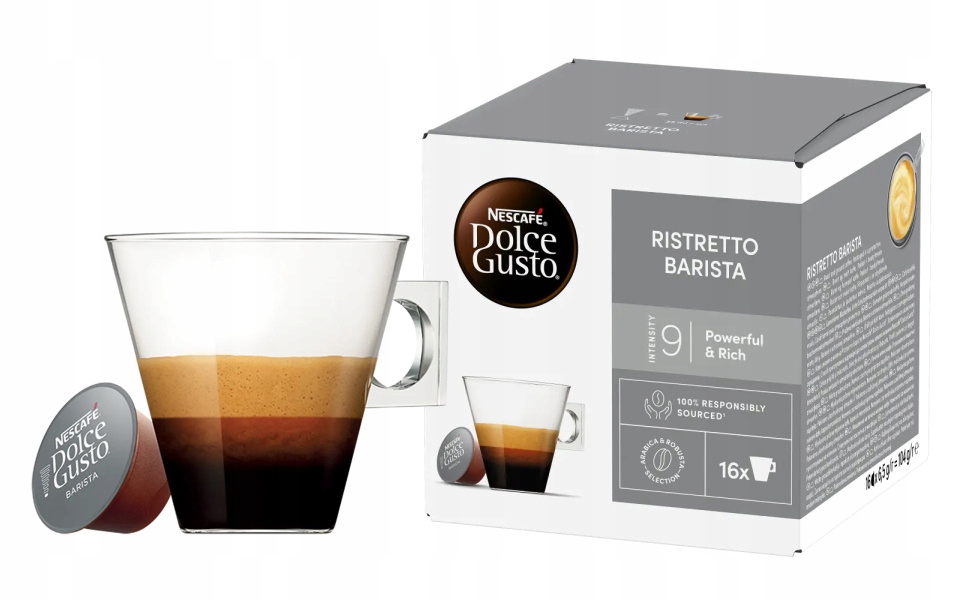 Nescafe kapszulák Dolce Gusto Ristretto Barista kávéfőzőhöz 16 db