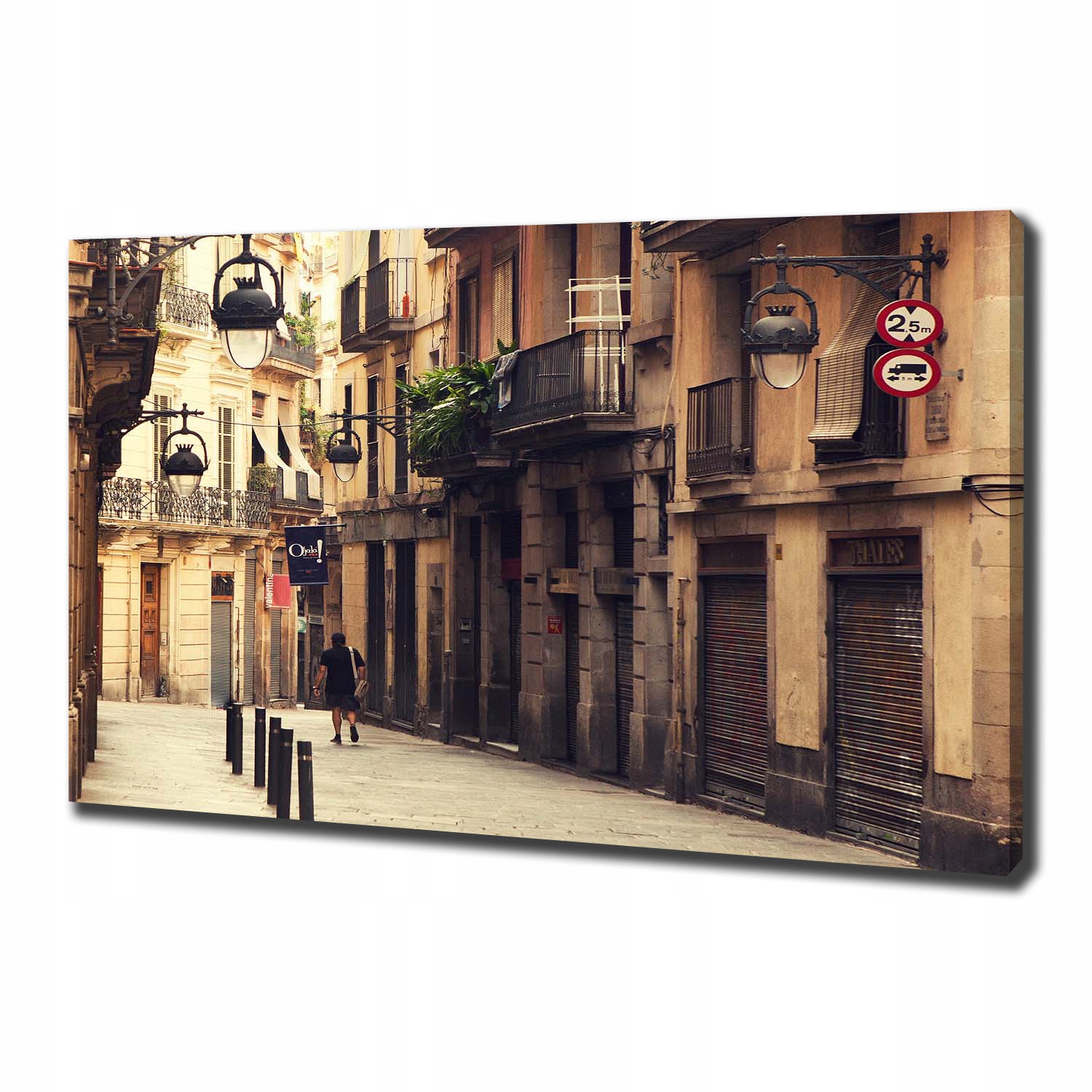 

Foto obraz na płótnie Ulice Barcelony 100x70 cm