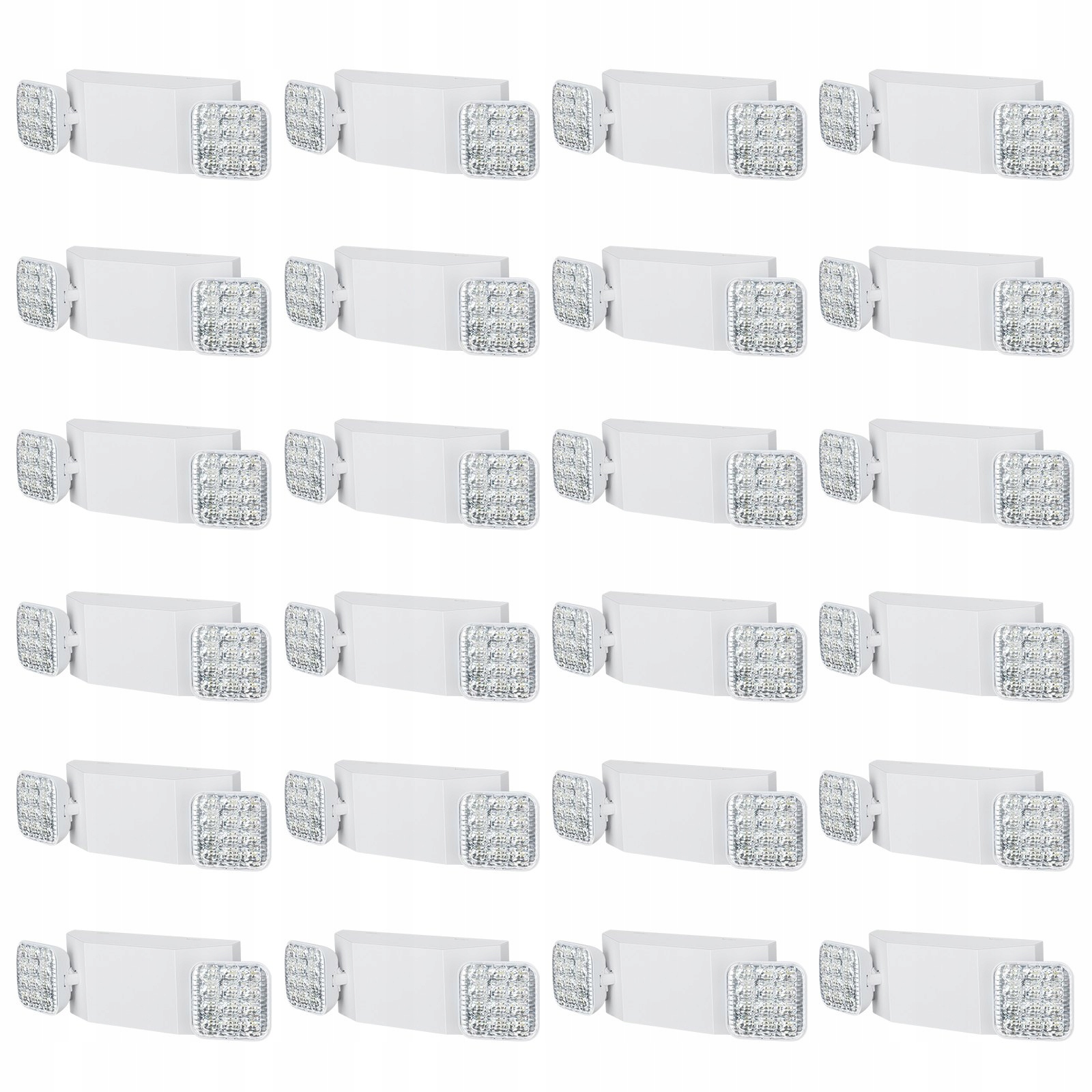 24 núdzových Led svietidiel s akumulátorom