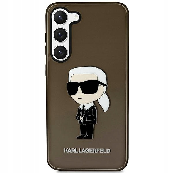 Pouzdro Hardcase Ikonik Karl Lagerfeld Pro Samsung Galaxy S23 Černé