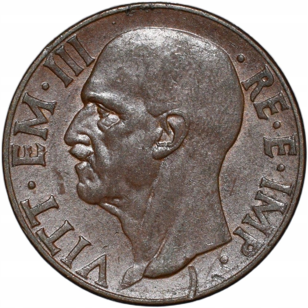 Włochy 10 centesimi 1938